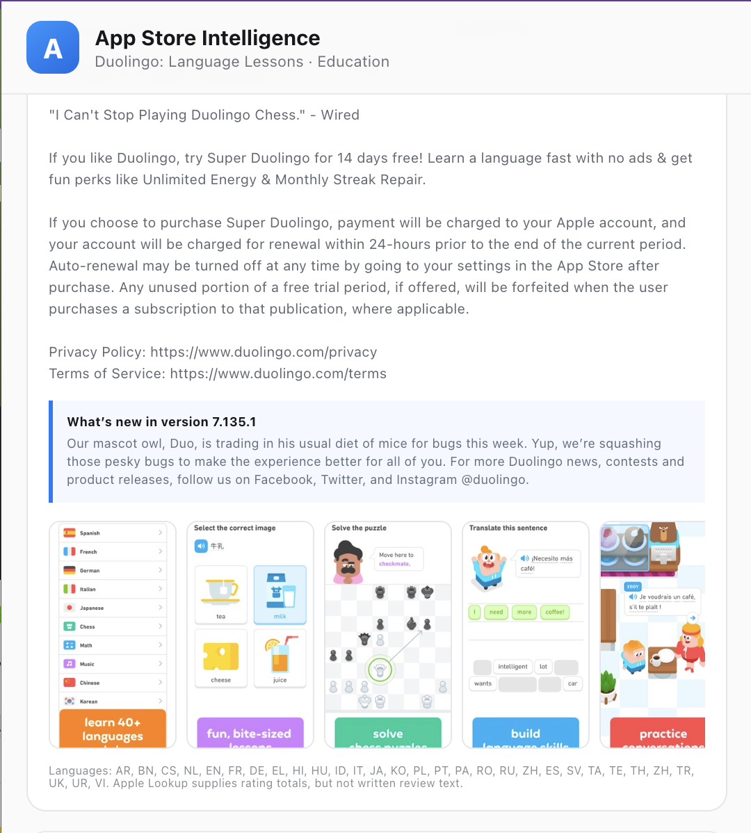 App Store Intelligence screenshot 3